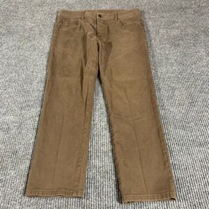 James Perse Pants Mens 33x27 Brown 5 Pocket Straight Leg Button Fly LA Comfort